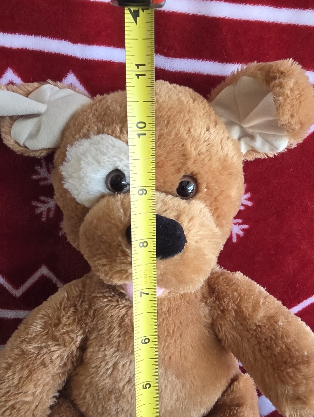 Retired Build A Bear Brown Puppy Dog Plush 15" Stuffed Eye Patch Spot BABW - Picture 4 of 4